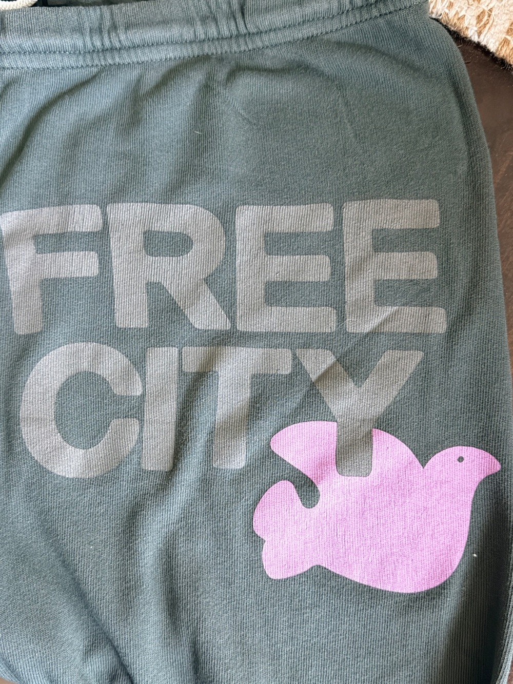 freecity Joggers with Pink Logo Accent Size Large/3 - Picture 7 of 7